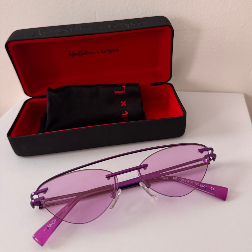 Le Specs Violet Sunglasses